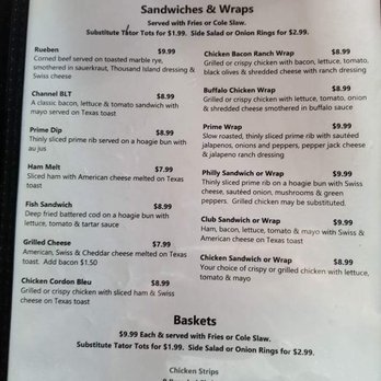 Channel Inn - the menu of the restaurant - Bars Near Me - Warsaw, Minnesota Channel Inn - the menu of the restaurant - Bars Near Me - Warsaw, Minnesota