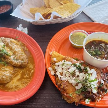 Sol y Sazon Mexican Restaurant - Chile relleno and quesabirria with consommé. - Mexican Near Me - Vallejo, California