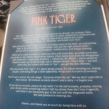 Pink Tiger - Asian Fusion Near Me - Washington, DC, District of Columbia