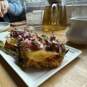 Veg Kitchen + Bar - Latkes & Lox (delicious) - Vegan Near Me - Sacramento, California Veg Kitchen + Bar - Latkes & Lox (delicious) - Vegan Near Me - Sacramento, California