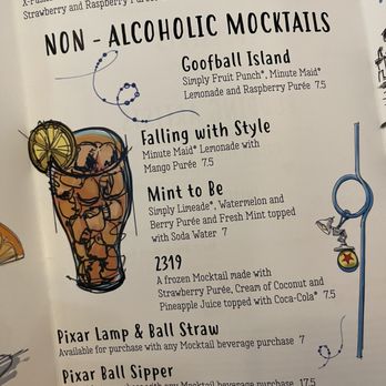 Lamplight Lounge - Non-alcoholic Beverage Menu - New American Near Me - Anaheim, California