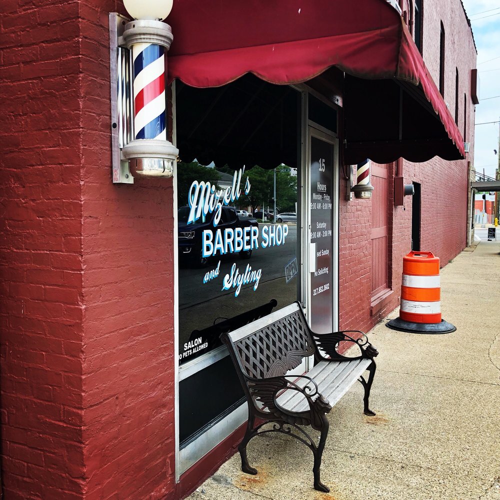 MIZELL’S BARBER SHOP Updated October 2024 15 N Green St, Brownsburg