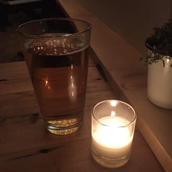 Father Knows Best - The decor is modern with lots of wood built in accents. - Bars Near Me - Brooklyn, New York