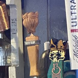 Frothy Bear Beer on tap