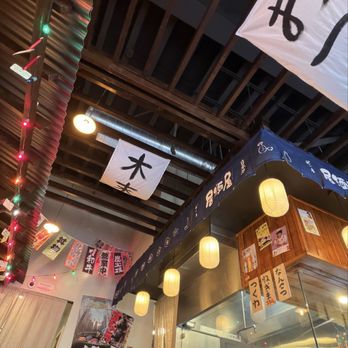 Kozu Izakaya - Faux roof awning, lanterns and banners makes you feel like you're eating in a Japanese alley - Izakaya Near Me - Claremont, California Kozu Izakaya - Faux roof awning, lanterns and banners makes you feel like you're eating in a Japanese alley - Izakaya Near Me - Claremont, California
