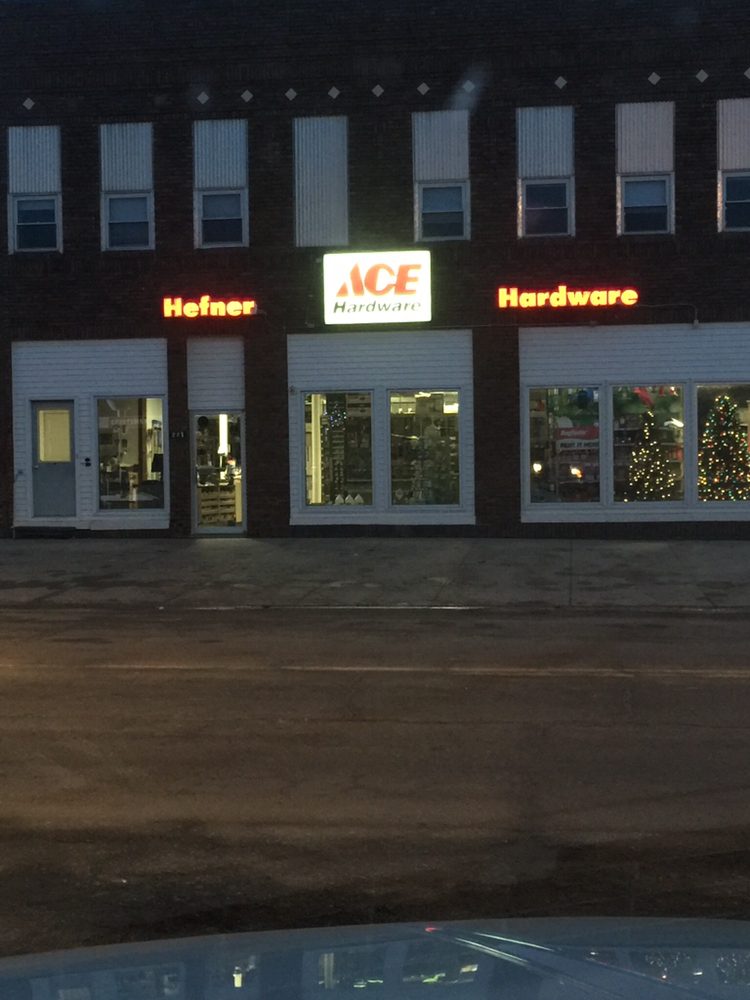 HEFNER ACE HARDWARE Updated August 2024 201 E Main St, Bloomfield