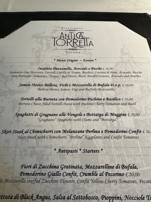 Menu photo 1 Antica Torreta Verona, VR