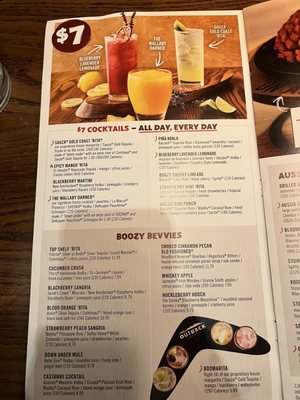 Outback Steakhouse Drink Menu With Prices: Ultimate Guide 2025