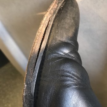 Chillemi Shoe Repair - one of the pairs of boots they fixed not three weeks ago is already starting to split!!!! - Shoe Shine Near Me - White Plains, New York Chillemi Shoe Repair - one of the pairs of boots they fixed not three weeks ago is already starting to split!!!! - Shoe Shine Near Me - White Plains, New York