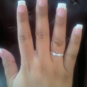 Lucky Nails & Spa - Pink (medium) and white - Nail Salons Near Me - Tustin, California Lucky Nails & Spa - Pink (medium) and white - Nail Salons Near Me - Tustin, California