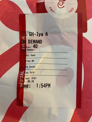 Menu photo 2 Chick-fil-A Paramus, NJ