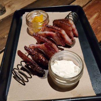 Whiskey Cake - Candied bacon - New American Near Me - Irving, Texas Whiskey Cake - Candied bacon - New American Near Me - Irving, Texas