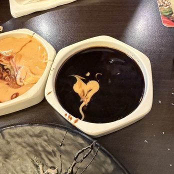 Sushi Yama - Random cute heart from my spicy mayo in eel sauce - Japanese Near Me - Tampa, Florida Sushi Yama - Random cute heart from my spicy mayo in eel sauce - Japanese Near Me - Tampa, Florida