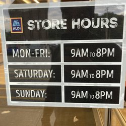 ALDI - Store hours