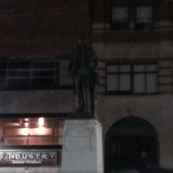 Spirit Expeditions Detroit - The ashes are buried inside the statute.