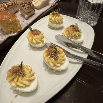 Stirrups - Deviled eggs. Needed salt. - Steakhouses Near Me - Ocala, Florida Stirrups - Deviled eggs. Needed salt. - Steakhouses Near Me - Ocala, Florida