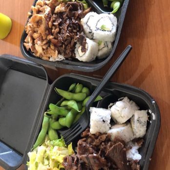 Fuji Grill - Lunch; beef and chicken bento box - Japanese Near Me - Orange, California