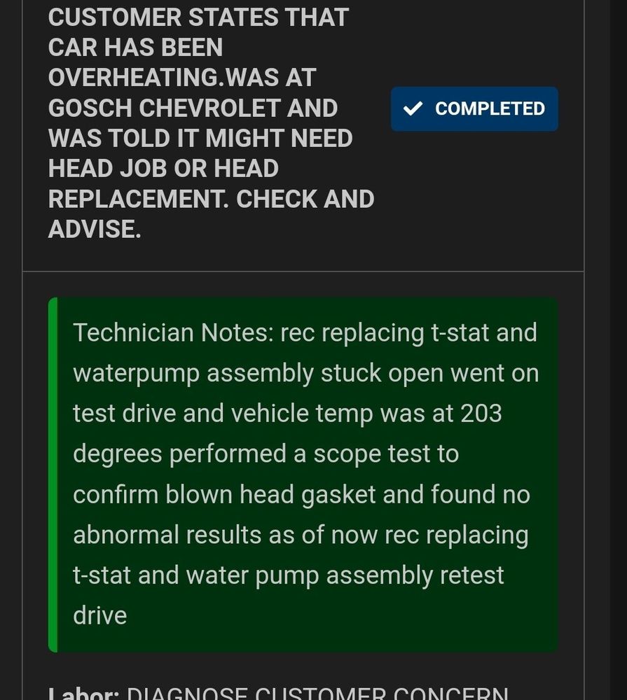 GOSCH CHEVROLET SERVICE DEPARTMENT Updated September 2024 400