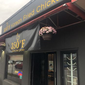 350F Chicken - Front of restaurant~ - Korean Near Me - Vancouver, British Columbia