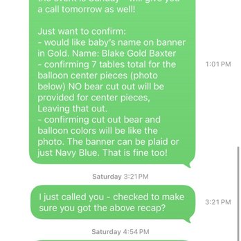 Balloon World - lol and I thanked them for getting back to me... they never responded and my 2 updates were never honored. - Party Supplies Near Me - Elmwood Park, New Jersey
