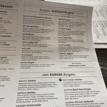 Bad Daddys Burger Bar - Burger menu - Burgers Near Me - Norman, Oklahoma Bad Daddys Burger Bar - Burger menu - Burgers Near Me - Norman, Oklahoma