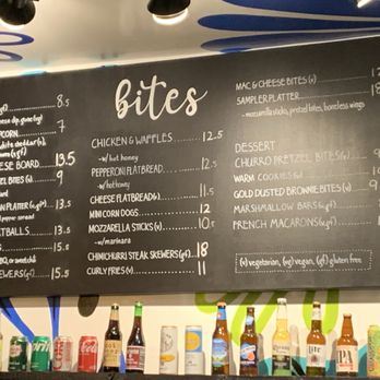 Muse Paintbar - Food Menu - Paint & Sip Near Me - Fairfax, Virginia