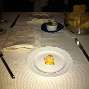 Glitretind - Amuse: Lobster mouse on brioche with micro green - New American Near Me - Park City, Utah