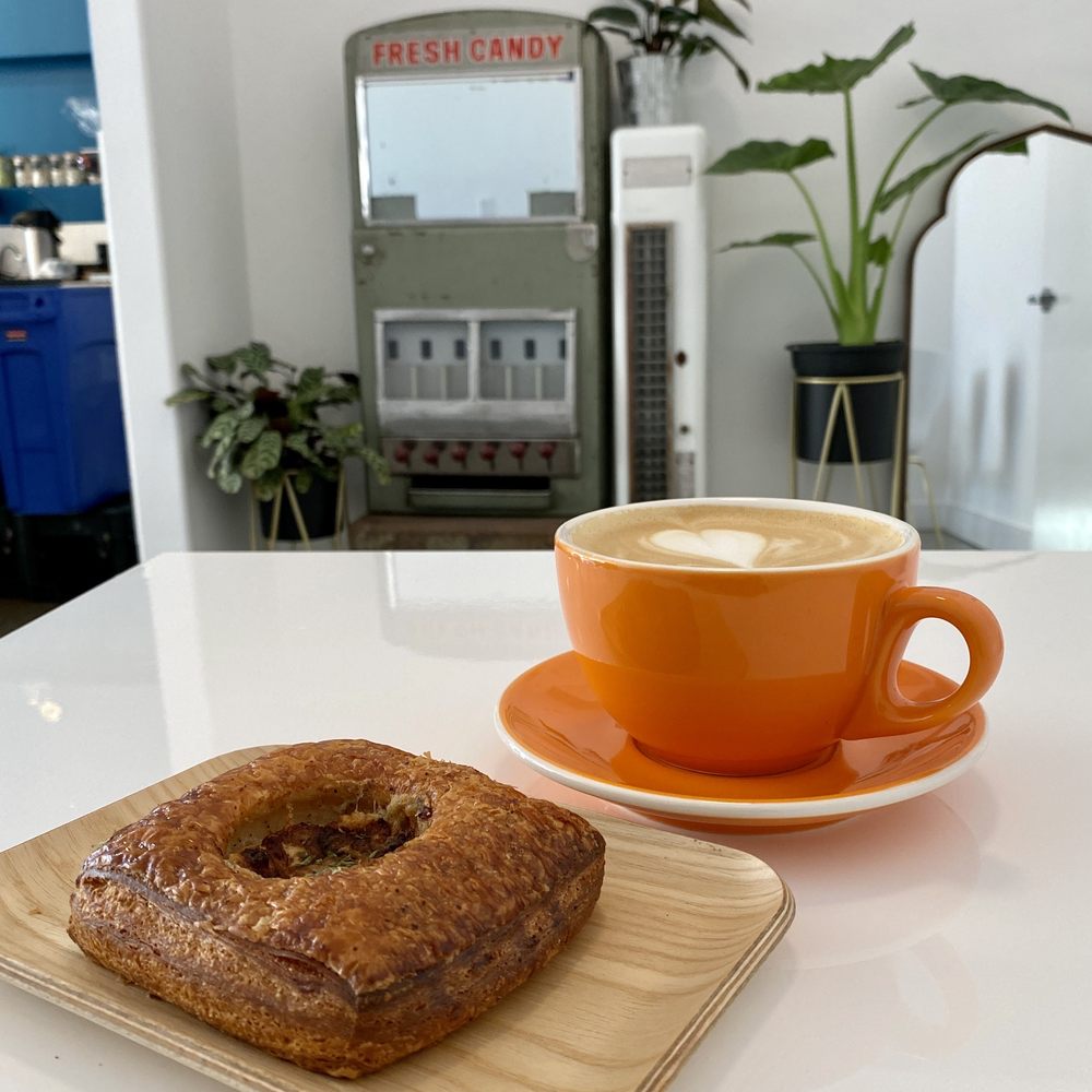 La Lucha Coffee Bar - Mushroom Gruyère croissant - Coffee & Tea Near Me - San Francisco, California La Lucha Coffee Bar - Mushroom Gruyère croissant - Coffee & Tea Near Me - San Francisco, California