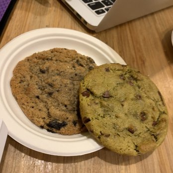 specialTEA Lounge - VEGAN Matcha Chocolate chip cookie and VEGAN Oreo cookie - Coffee & Tea Near Me - Miami, Florida specialTEA Lounge - VEGAN Matcha Chocolate chip cookie and VEGAN Oreo cookie - Coffee & Tea Near Me - Miami, Florida