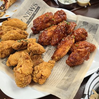 Mahsil - Chicken Wings Half & Half (20 pcs) Crispy/Sweet - Korean Near Me - Queens, New York