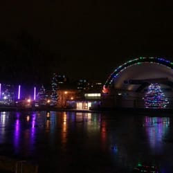 Victoria Park - Christmas lights.