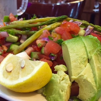 Cheburechnaya - Unique Israeli salad with avocado and asparagus - Kosher Near Me - Rego Park, New York Cheburechnaya - Unique Israeli salad with avocado and asparagus - Kosher Near Me - Rego Park, New York