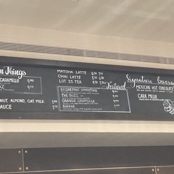 GOOD THINGS - Portion of menu - Cafes Near Me - Austin, Texas