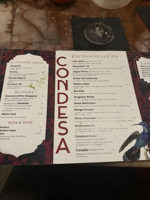 Menu photo 1 Condesa San Luis Obispo, CA Menu photo 1 Condesa San Luis Obispo, CA