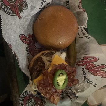 Johnny's Fillin' Station - Cheddar jalapeño burger - Burgers Near Me - Orlando, Florida Johnny's Fillin' Station - Cheddar jalapeño burger - Burgers Near Me - Orlando, Florida