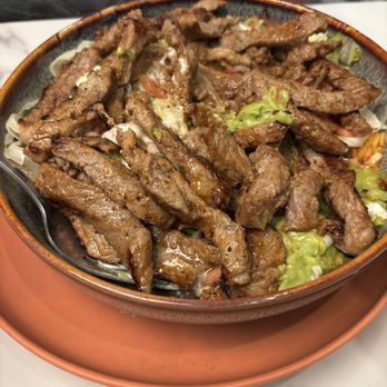 Plaza Azteca - Burrito Bowl Lunch with steak - Mexican Near Me - Newark, Delaware
