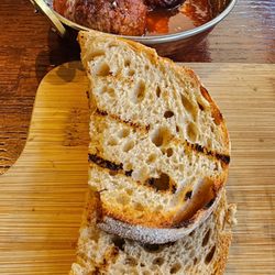 Ratatouille Bistro - Meatballs and rustic sourdough toast
