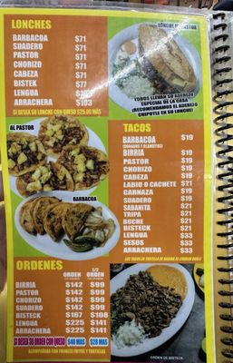 Menu photo 2 Los Sarapes Papas Zapopan, JAL