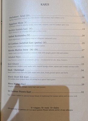 Menu photo 6 Lungi New York, NY