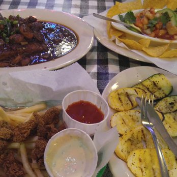Flying Fish - Fried oysters, gumbo and grits, grilled squash and zucchini, and ceviche - Seafood Near Me - Little Rock, Arkansas