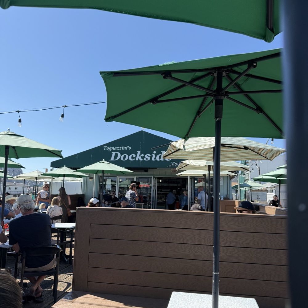 Tognazzini's Dockside Too - Patio in front of entrance - Seafood Near Me - Morro Bay, California Tognazzini's Dockside Too - Patio in front of entrance - Seafood Near Me - Morro Bay, California
