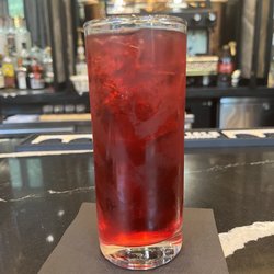 Rueger's - Tito's & cranberry juice at the bar