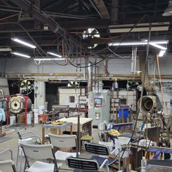Chris Johnson's working studio and classroom.