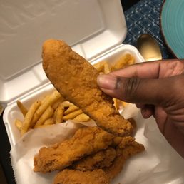Chicken Tender size Chicken Tender size