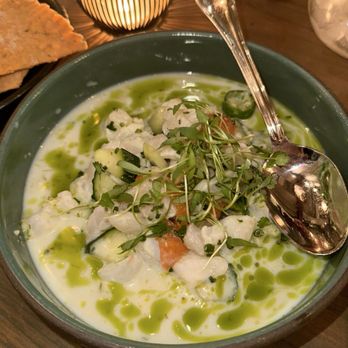 Aba - Halibut Ceviche - Mediterranean Near Me - Chicago, Illinois