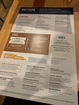 Menu photo 1 Northern Tap House Eau Claire, WI Menu photo 1 Northern Tap House Eau Claire, WI