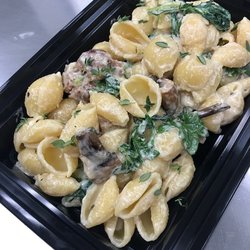 Love Foods - Creamy Mushroom and Sausage Shell Pasta
