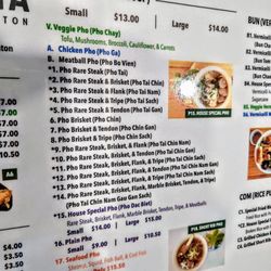 Pho Asia Noodle House - Renton - Menu as of 5/27/2024