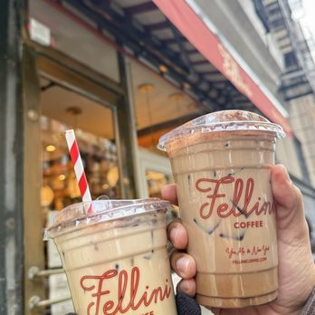 Fellini Coffee - Tiramisu latte and nutty latte - Coffee & Tea Near Me - New York, New York Fellini Coffee - Tiramisu latte and nutty latte - Coffee & Tea Near Me - New York, New York
