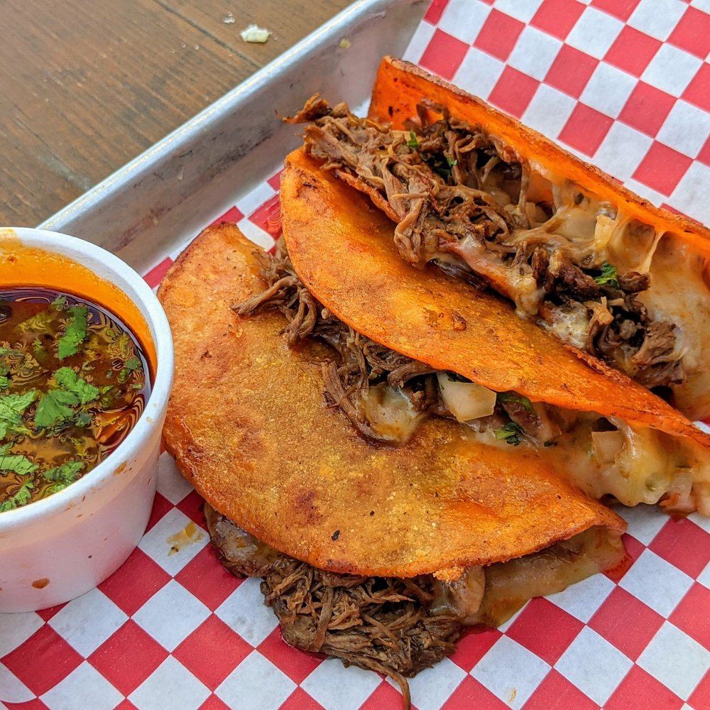 Muchachas - Quesatacos | Instagram: @telephonesmoothie - Mexican Near Me - Tampa, Florida